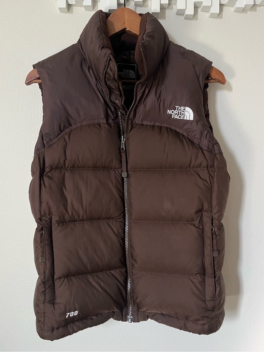 The North Face Brown 700 Down Puffer Vest